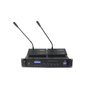 T Sistema de micrófono de sala de conferencias de escritorio profesional Sistema de control de audio Unidad principal de conferencia con función de grabación - Product Image 1
