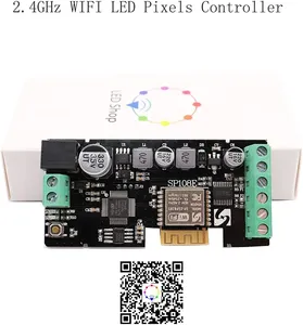 Контроллер Wi-Fi WS2811 WS2812B SP108E светодиодные полосы UCS2904TM1814 WS2811 светодиодный осветительный модуль Смарт-приложение беспроводной пульт дистанционного управления DC5-24V - Product Image 4