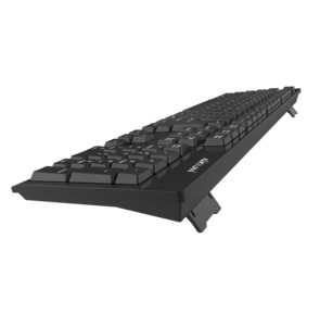 Teclado inalámbrico AX251 de 2,4 Ghz, cómodo teclado delgado de tamaño completo con cómodas manos a mano - Product Image 5