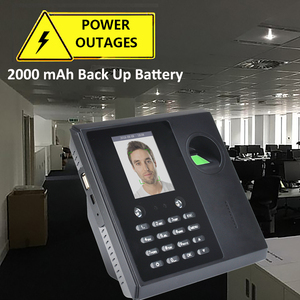 Wifi 2000mAh pin mặt thời gian tham dự Máy vân tay và IC Thẻ nhân viên điện tử thời gian đồng hồ hệ thống quản lý - Product Image 3