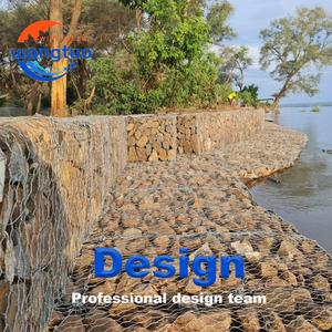 <strong>Hexagonal</strong> Galvanized PVC Coated Gabion <strong>Wire</strong> <strong>Mesh</strong> Roll Metal Frame Rockfall Protection <strong>Netting</strong> Reinforced Woven <strong>Wire</strong> <strong>Mesh</strong> - Product Image 6