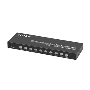 FJGEAR-Interfaz multimedia de alta definición, dispositivo de 8 puertos, 3840x2160 a 30Hz, HD, multivisor cuádruple, 8 pantallas - Product Image 1