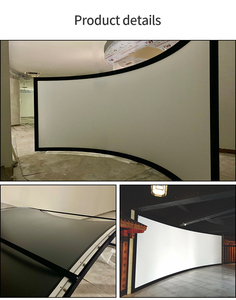 <strong>Curved</strong> Alr <strong>Screen</strong> GS150C 4K 16:9 16:10 Aspect Ratio 160 Degree Outdoor Portable <strong>Fixed</strong> <strong>Frame</strong> Remote GS-C Series 200-Inch - Product Image 5