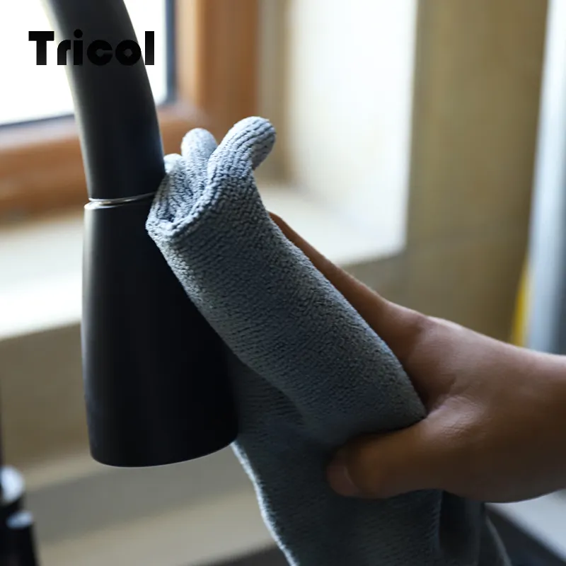 Libre de pelusa Polyester85 % polyamide15 % paño de limpieza de microfibra toallas para la limpieza del hogar