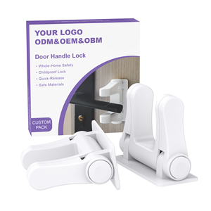 Cửa đòn bẩy khóa trẻ em an toàn phòng ngủ cửa đòn bẩy khóa cửa xử lý đòn bẩy khóa - Product Image 1