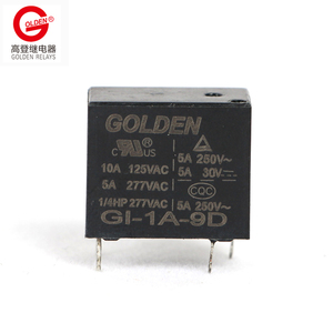 Golden Relays GI-1A-9D 5A/10A 9VDC 4-Pin 0.45W <strong>Programmable</strong> Relay for Harsh Environment Control Boards &amp; Custom Control Solution - Product Image 3