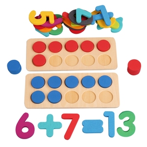 HOYE CRAFT教育数学ゲームデジタルマッチングおもちゃ1-10数字子供のための学習おもちゃを数える - Product Image 1