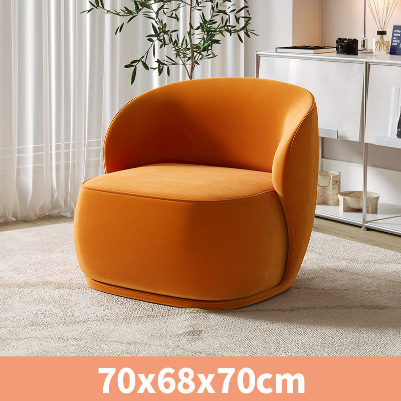 Velours givré + Orange