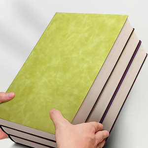 Custom Logo A4 Large Big Size <strong>Notebook</strong> PU Leather Soft Cover Lined <strong>Plain</strong> <strong>Pages</strong> Thick Planner Sketchbook Planner <strong>Notebook</strong> - Product Image 3