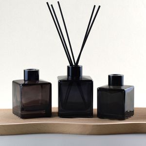Different Colors 50 ml <strong>100ml</strong> Diffuser Bottle Square Reed Diffuser Bottle and Packaging 200 ml Reed Diffuser Bottle and <strong>Box</strong> - Product Image 2