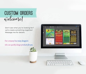 High Quality Full Color Customized Scratch off Cards Printing with <strong>Unique</strong> <strong>Codes</strong> - Product Image 5