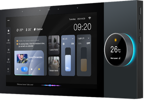 イーサネットネットワークを備えた7インチスマートコントロールパネルTuyaワイヤレススマートホームコントロールシステム (ライト/音楽付き) - Product Image 4