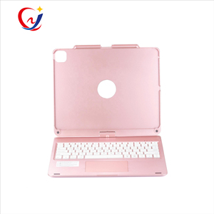 Inteligente 360 graus de rotação do teclado caso com RGB Touchpad retroiluminado para iPad Pro 12,9 polegadas Gateron eixo corpo novo produto