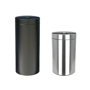 Akıllı açılış kapağı akıllı çöp tenekesi kapaklı paslanmaz çelik çöp kutusu akıllı çöp kutusu otomatik paketleme fonksiyonu ile - Product Image 1