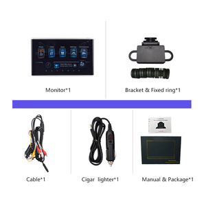 Monitor para reposacabezas de coche, pantalla IPS grande de 13,3 pulgadas, android 11,0, 2 + 32G, con entrada/salida HD/WIFI/azul/USB/tarjeta TF - Product Image 6