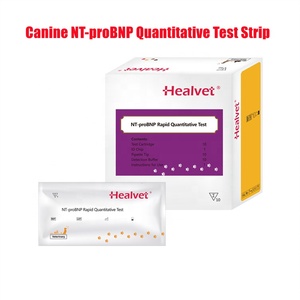 Healvet köpek kedi HbA1c/CPL/FPL/T4 veteriner testi immunoassay floresan analizörü pet teşhis veteriner NT-proBNP test kiti - Product Image 2