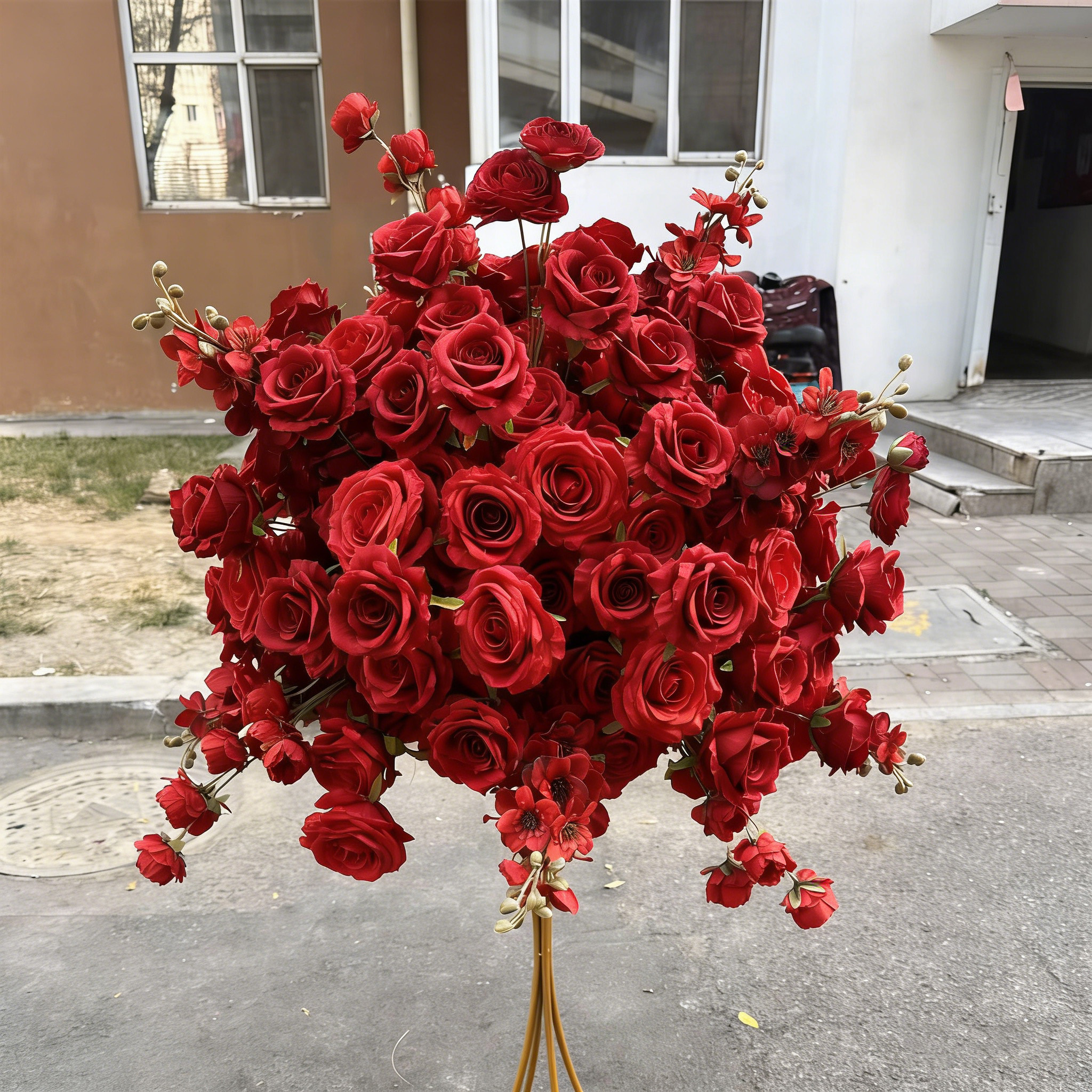 Boule de fleurs 38