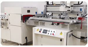 Aria di tenuta auto cilindro guarnizione testa di seta schermo della macchina di stampa automatica di carico/scarico - Product Image 4