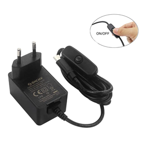 SHCHV <strong>Raspberry</strong> <strong>Pi</strong> <strong>Power</strong> Supply 5V 3A USB Type C <strong>Power</strong> Adapter Charger with ON/OFF Switch for <strong>Raspberry</strong> <strong>Pi</strong> 4 Model B 4B - Product Image 1