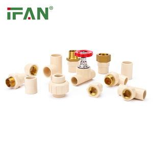 Ifan ข้อต่อท่อ cpvc 1/2 "-2" PN16ครีมลดข้อต่อท่อ cpvc ออกแบบได้ตาม ASTM2846 - Product Image 5