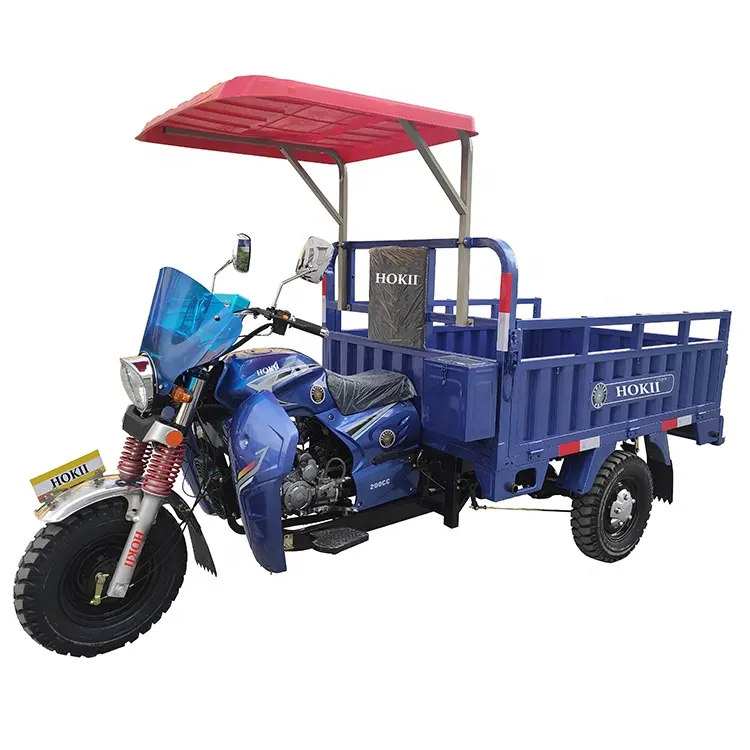 moto cargo tricycle with cabin closed/china cargo tricycle with cabin/price of three wheel motorcycle for sale