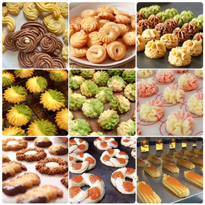 Máquina multifunción para hacer magdalenas de mesa Macron, pequeña línea de producción eléctrica, máquina para hacer pasteles y galletas - Product Image 2