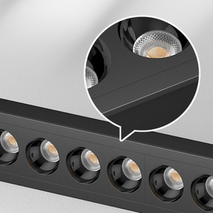 Tavan spot ışık led gömme lineer aşağı ışık 3030 2*2W 3*2W 5*2W 10*2W 15*2W led gömme lineer ışık led downlight spot - Product Image 4