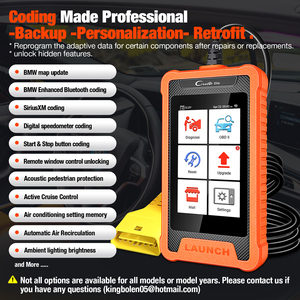 LAUNCH Car Diagnostic Tool for BMW 2025 Elite All System Bidirectional Scan Tool ECU Coding Key <strong>Programming</strong> - Product Image 5