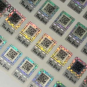 Sparkle QR <strong>Code</strong> Authentication Hologram Sticker for Traceability - Product Image 4