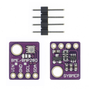 BME280-Sensor Digital de temperatura y humedad, módulo barómetro de presión, 3,3 V/5V, SPI I2C, 1,8-5V/3,3 V, GY-BME280 para Arduino
