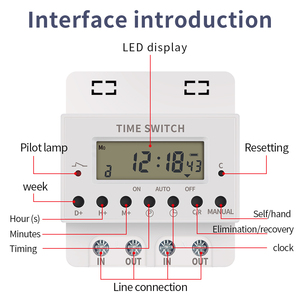 Nuovi arrivi interruttore a tempo 220V Timer Timer interruttore cronometro controller orario con interruttore automatico - Product Image 6