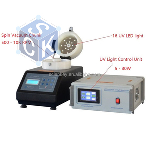 Programmier barer Vakuumfutter-Schleuder besch ichter (500-6000 U/min, max. 8 ") mit optionaler Heiz abdeckung-VTC200