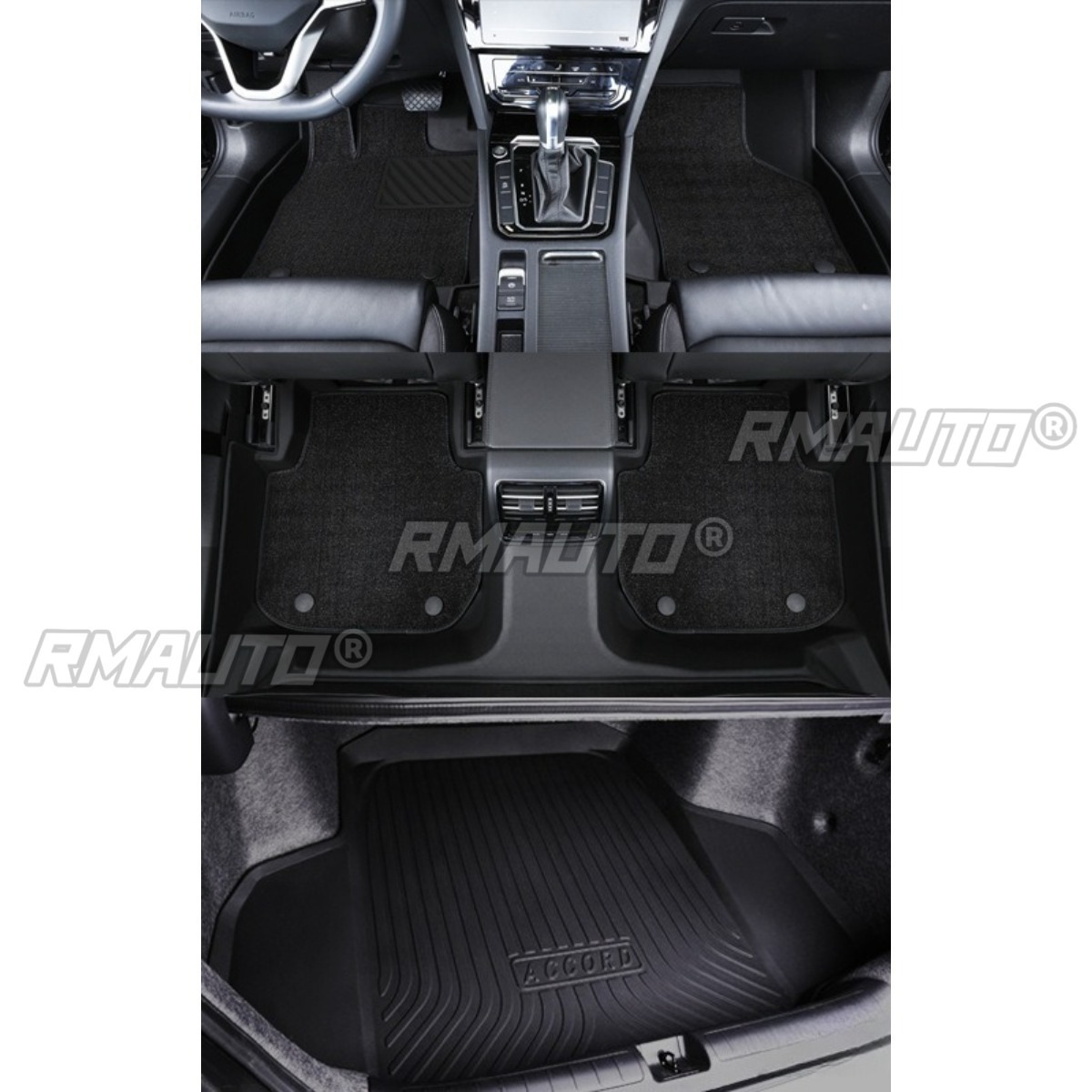 TPE foot pad Chenille black TPO trunk