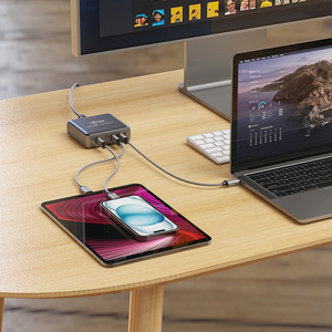 VINA GaN 170W PD3.1 140W 100W 48 Port tipi C hızlı USB seyahat adaptörü QC duvar şarj ile abd/İngiltere/ab/AU/KR fişler telefon tabletler için - Product Image 6