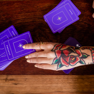 Карточки для разговоров с фиолетовыми звездами - Product Image 2