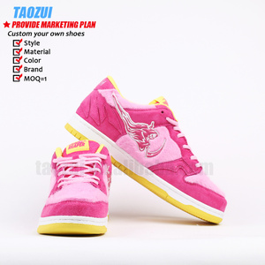 Tùy chỉnh SB Low Top Giày bóng rổ nhà sản xuất tùy chỉnh thương hiệu của bạn logo thời trang cấp bằng sáng chế da Sneakers cho nam giới của giày - Product Image 4