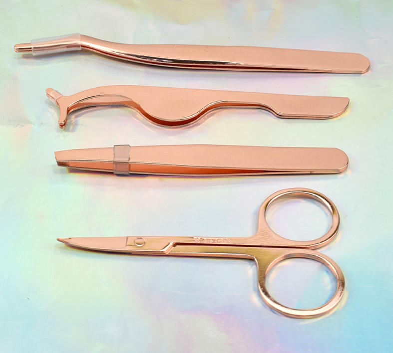 Ensembles de 4 pièces en or rose