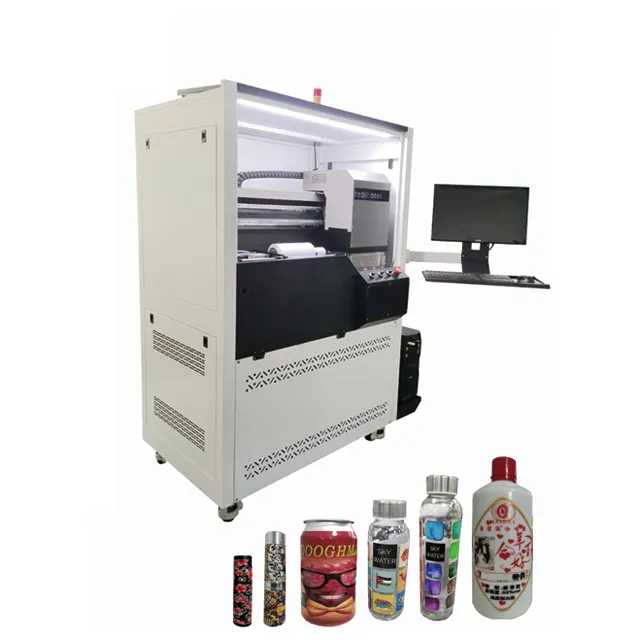 Rotationszylinder-Druckmaschine Hochgeschwindigkeits-Thermoskanne Wein dosen Digitaldrucker Wasser flasche UV-Drucker