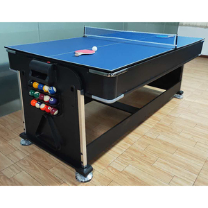 4 in 1 <strong>Multi</strong> <strong>Game</strong> Billiard <strong>Table</strong> <strong>With</strong> air Hockey and <strong>Table</strong> Tennis and Dining <strong>Table</strong> - Product Image 3