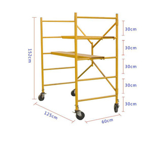 4 Feet Movable Portable <strong>Multi</strong> <strong>Function</strong> Mobile Mini Baker <strong>Scaffold</strong> - Product Image 2