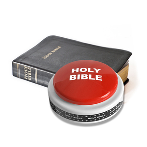 <strong>Talking</strong> and Repeat Sound <strong>Button</strong> <strong>Customize</strong> 114mm Dia Loud Speak <strong>Button</strong> With Bible Content or Other Content Voice <strong>Button</strong> - Product Image 4