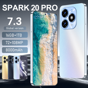 Yüksek kalite Unlocked 4G 5G hücresel Smartphone Spark 20 Pro 10 çekirdekli parmak izi deca-çekirdek CPU akıllı özellikleri yeni - Product Image 3