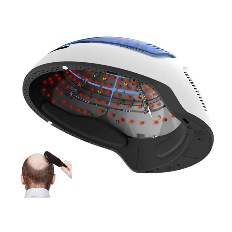 Capacete a laser kernel KN-8000B, capacete eua 510k limpo, tratamento para perda de cabelo, terapia laser, capacete para crescimento do cabelo