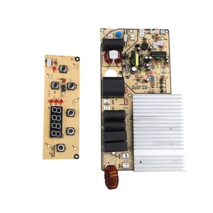1500W 220V PCB感应加热控制面板电路板，带数字显示和电磁炉功能选项 - Product Image 6