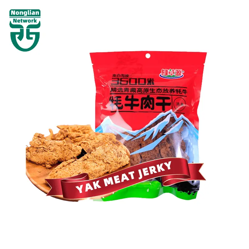 NLF wholesale healthy flavour tear snack air spicy notch organic halal nature dried bagged racks Yak meat dried beef jerky