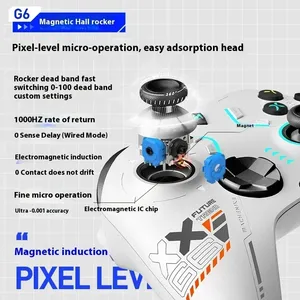 Machenike G6 V2 Gamepad Tri-Mode Wireless Bluetooth Hall Linear Trigger Customized <strong>Controller</strong> for Pc xbx Switch Computer Gifts