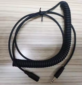 Özel yüksek kaliteli yay tel sarmal kablo DC 3.5 3 kutuplu erkek kadın 4 kutuplu erkek ses uzatma kablosu - Product Image 5