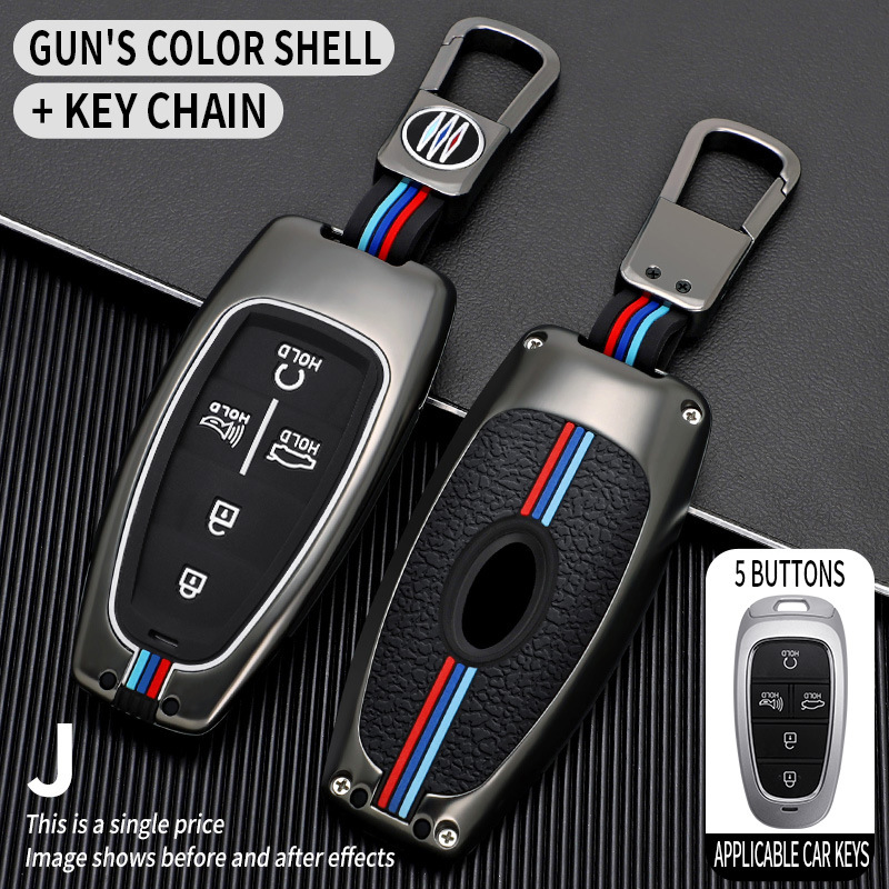 J cinq clés couleur pistolet coque unique boucle courte