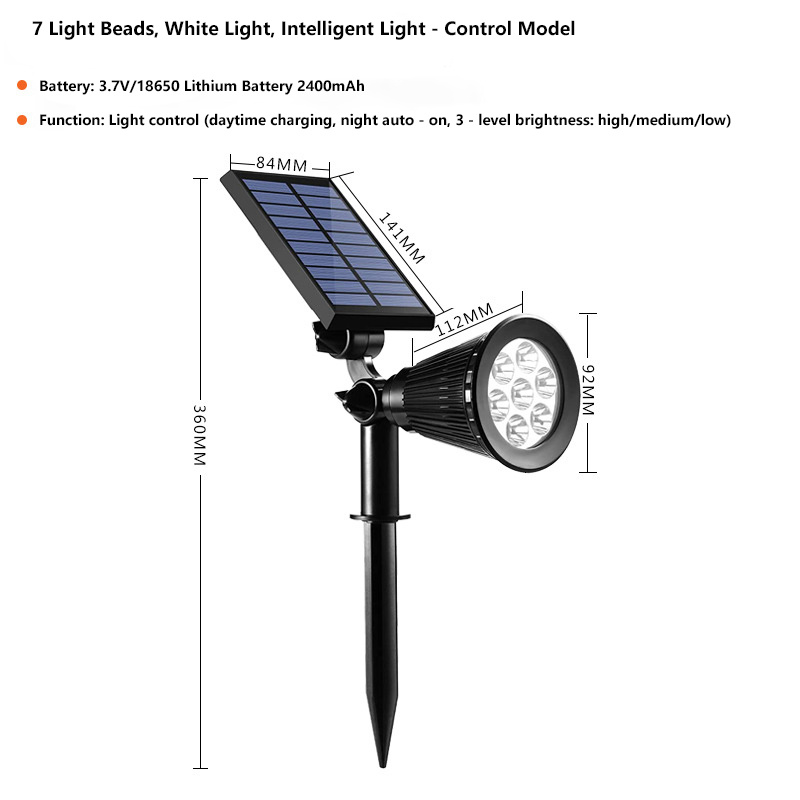 7LED Spotlight - White Light
