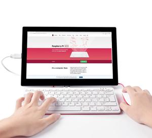 Waveshare <strong>Raspberry</strong> <strong>Pi</strong> 400 Kit <strong>With</strong> 13.3inch Touch Display Powerful Neat Mini Computer US <strong>Keyboard</strong> Kit